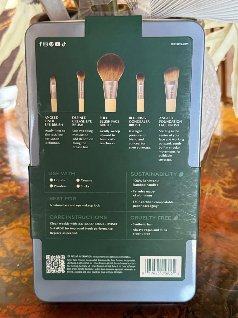 ecotools 5 Piece Face & Eye Brush Set
